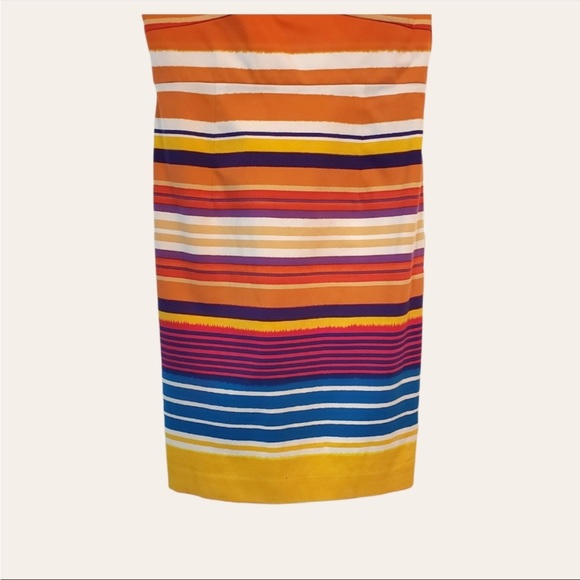 Calvin Klein Dress, Stripe Strappy Sheath, NWT - Picture 4 of 11